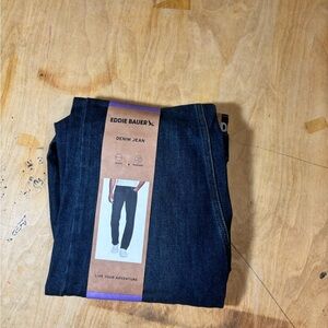 Bauer Men's Deep Blue Slim Straight Jeans